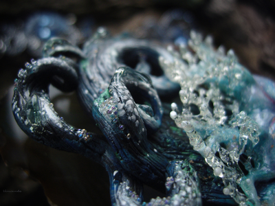 "Луми - Сердце Льдов", коллекционная брошь в стиле фентези