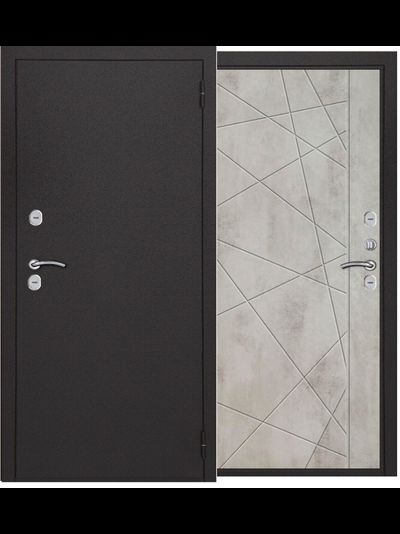 ХЬЮСТОН (ТЕРМО) Букле Тёмно-серый/Бетон светлый