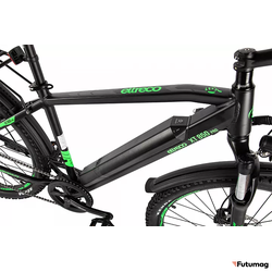 Электровелосипед Eltreco XT 850 Pro серо-зеленый