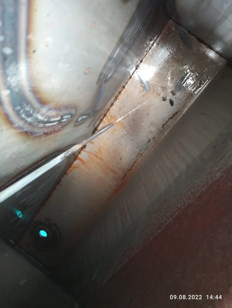 Чистка топливного бака погрузчика