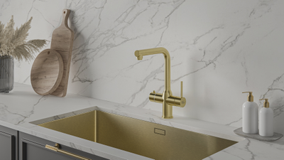 Система мгновенного кипячения воды 4в1 AQUAHOT MODENA LG ( светлое золото)