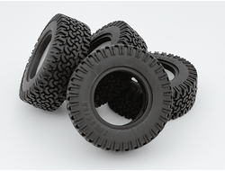 !АНАЛОГ! RC AT78x4 КОМПЛЕКТ 4 шт Dirt Grabber A/T 1.55 78x25 mm, Black, Black (RC)