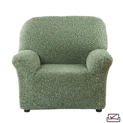 Чехол на кресло Аричиато Спацио Фисташковый. Защита мягкой мебели от животных. ИТАЛИЯ