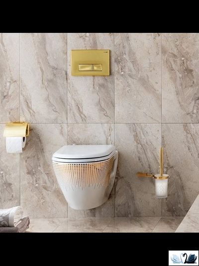 Кнопка смыва CREAVIT ORE GP3006.00 золотой матовый