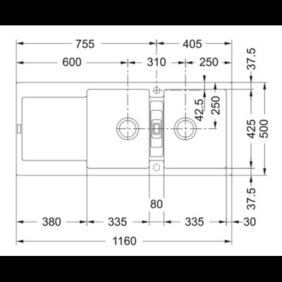 Мойка Franke Maris MRG 621