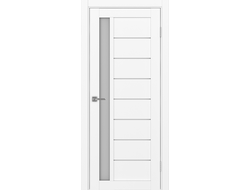 Межкомнатная дверь "Турин-554" белый снежный (стекло сатинато)