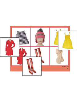 Лото "Одежда" 4 планшета, 24 карт., цвет., ламинир.)