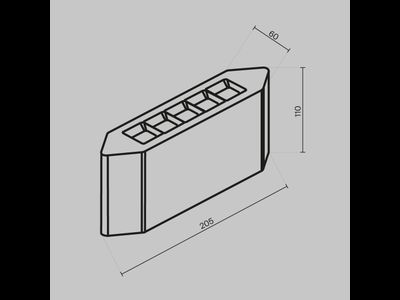 Архитектурная подсветка Pull 3000K 8Вт IP 54, O412WL-L8GF3K
