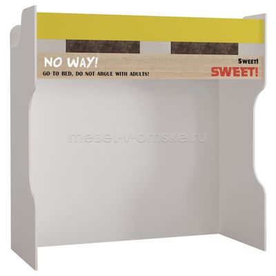 ШМ450 Кровать Принт 2-х ярусная. Размер:1985х2005х870. Спальная зона: 800х1950.