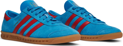 Adidas Hamburg Solar Blue Red Gum