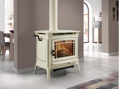 Печь HERGOM Manchester (кремовая эмаль)