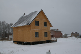 Дом из SIP-панелей с мансардой [140м²]. (Волгоградская область)