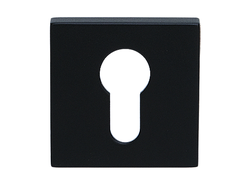 Накладка квадратная Sillur CL-L M.Black черного цвета