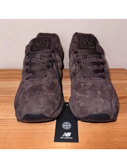 New Balance x Stone Island 574 Legacy Ghost 'Dark Brown'