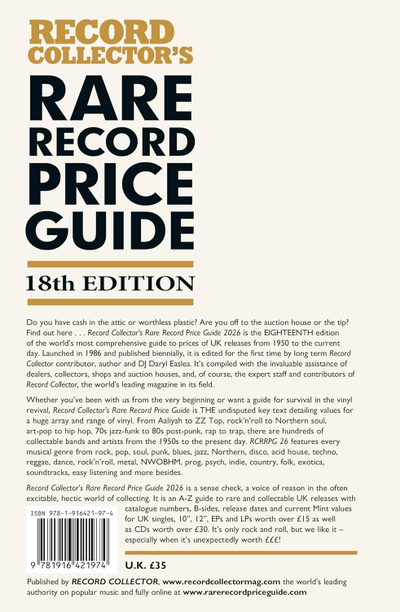 The Rare Record Price Guide 2026 The World's Leading Иностранные книги Справочники, Intpressshop