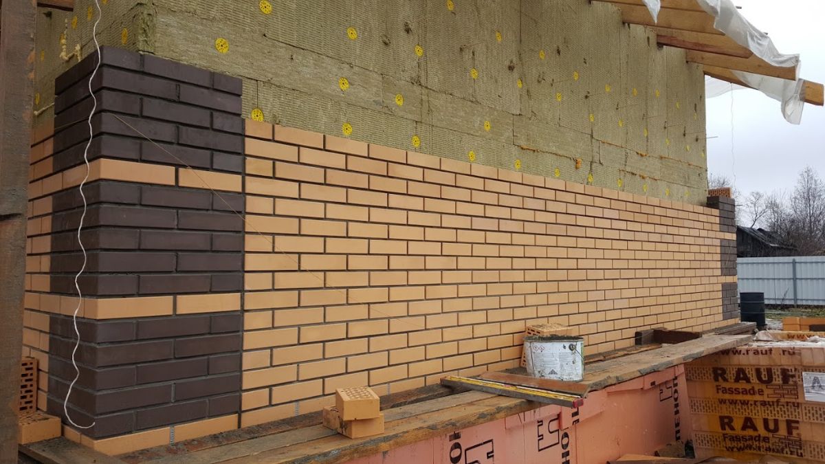 Газоблок с утеплителем и облицовкой