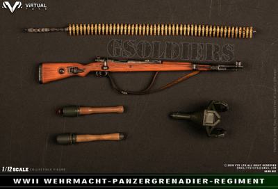 Немецкий солдат 1/12 scale POCKET ELITE SERIES WWII German Army Wehrmacht VG002 VTS TOYS