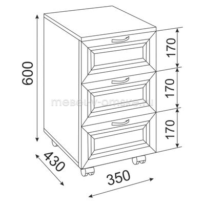 Тумба универсальная Остин М19