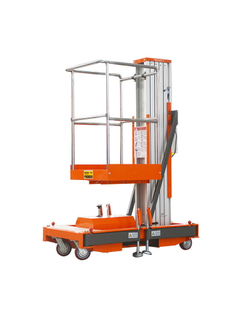 Подъемник мачтовый аккумуляторный 125кг 6/8м TOR GTWY6-100 DC (G)