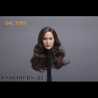 Дженнифер Лоуренс - Женская голова (скульпт)  1/6 female head sculpture in Europe and America, curly hair (GC003 B) - GACTOYS