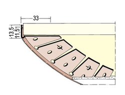 Профиль завершающий односторонний 300см Protektor Артикул: 3768