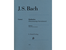 Bach, J.S. Sinfonien BWV 787-801: für Klavier (ohne Fingersatz)