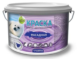 Краска водно-дисперсионная фасадная Капитель NEW для кирпича