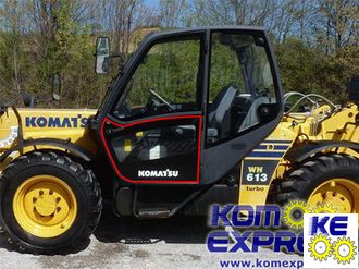 395-56-11370 Стекло двери нижнее KOMATSU WH609  WH613  WH716