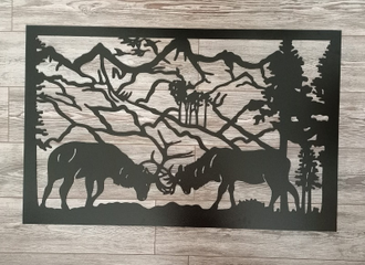 панель из металла