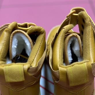 Nike Air Force 1 Gore Tex High Beige с мехом