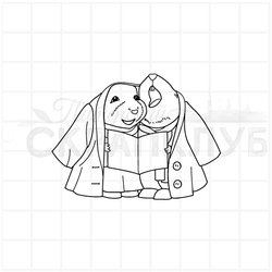 штамп мыши поют