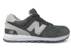 New Balance 574 Серые с белым женские (36-41) Арт. 280F-A