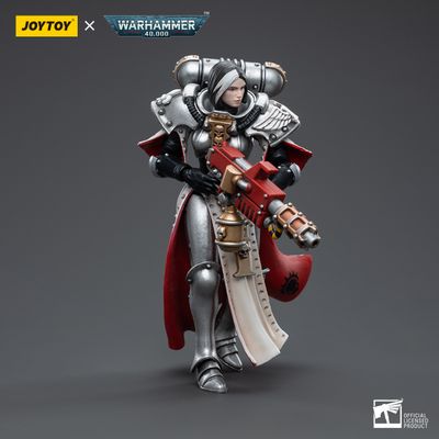 Сестра Битвы Ордена Серебряной Завесы Вита (Warhammer 40k) - КОЛЛЕКЦИОННАЯ ФИГУРКА 1/18 Adepta Sororitas Battle Sisters Order of the Argent Shroud Sister Vita (JT4621) - JOYTOY