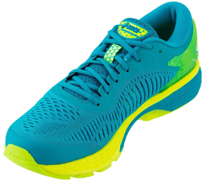 Asics Gel-Kayano 25 Голубые с желтым