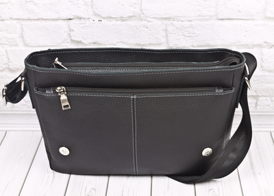 Кожаная мужская сумка Caltrano black (арт. 5067-01)