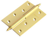Латунные дверные петли Morelli MB 100X70X3 SG L C Цвет - Матовое золото