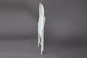 Стул складной Secret De Maison FOLDER (mod. 032) каркас: металл, сиденье/спинка: экокожа, 41*51*76см, белый