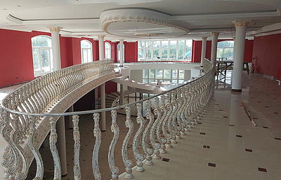 установка балясин