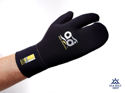Рукавицы неопреновые 9мм AquaDiscovery 3х-палые "Classic" ОП р.M