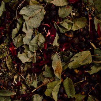 Осеннее танго (с ягодами можжевельника и мелиссой)