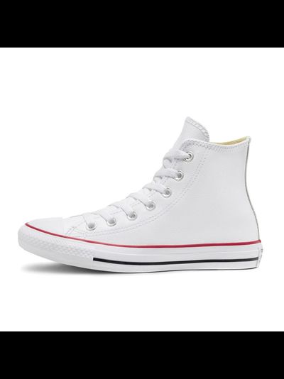 Кеды кожаные Chuck Taylor All Star Leather белые высокие