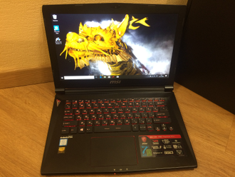 MSI GS43VR 7RE-202XRU PHANTOM PRO ( 14.0 FHD IPS i5-7300H GTX1060(6Gb) 10Gb 1Tb + 240SSD )