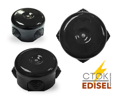 керамическая распайка черная 78х43 с гермовводами