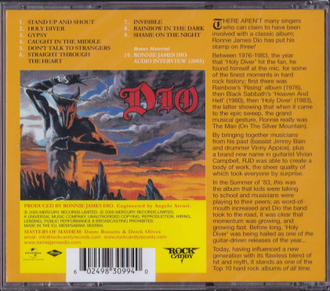 Купить диск Dio - Holy Diver в интернет-магазине CD и LP "Музыкальный прилавок" в Липецке