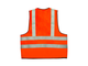Жилет сигнальный оранж тип 3Э (4 СОП) класс1, трикотаж п/э 100гр/м2