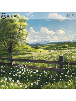 Фотофон виниловый «Идиллия весны»