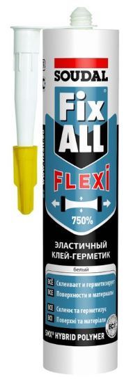 Fix All Flexi Гибридный клей-герметик Серый 12*290 мл