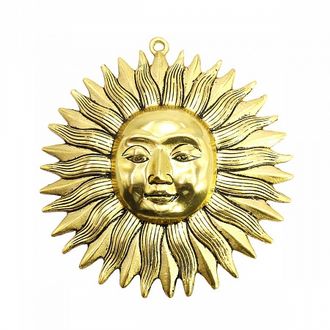 Солнце силумин Gold d-18см символ карьерного роста, власти, высокого статуса 215гр