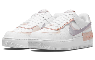 Кроссовки Nike Womens Air Force 1 Shadow Amethyst Ash  светлые