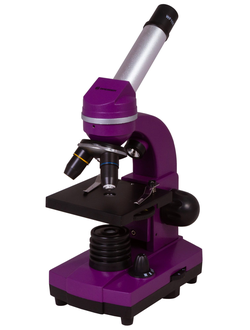 Микроскоп Bresser Junior Biolux SEL 40–1600x, фиолетовый